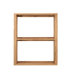 Furniture by Sinnerup Hylder-Akeru II væghylde 2H, FSC-certificeret egetræ