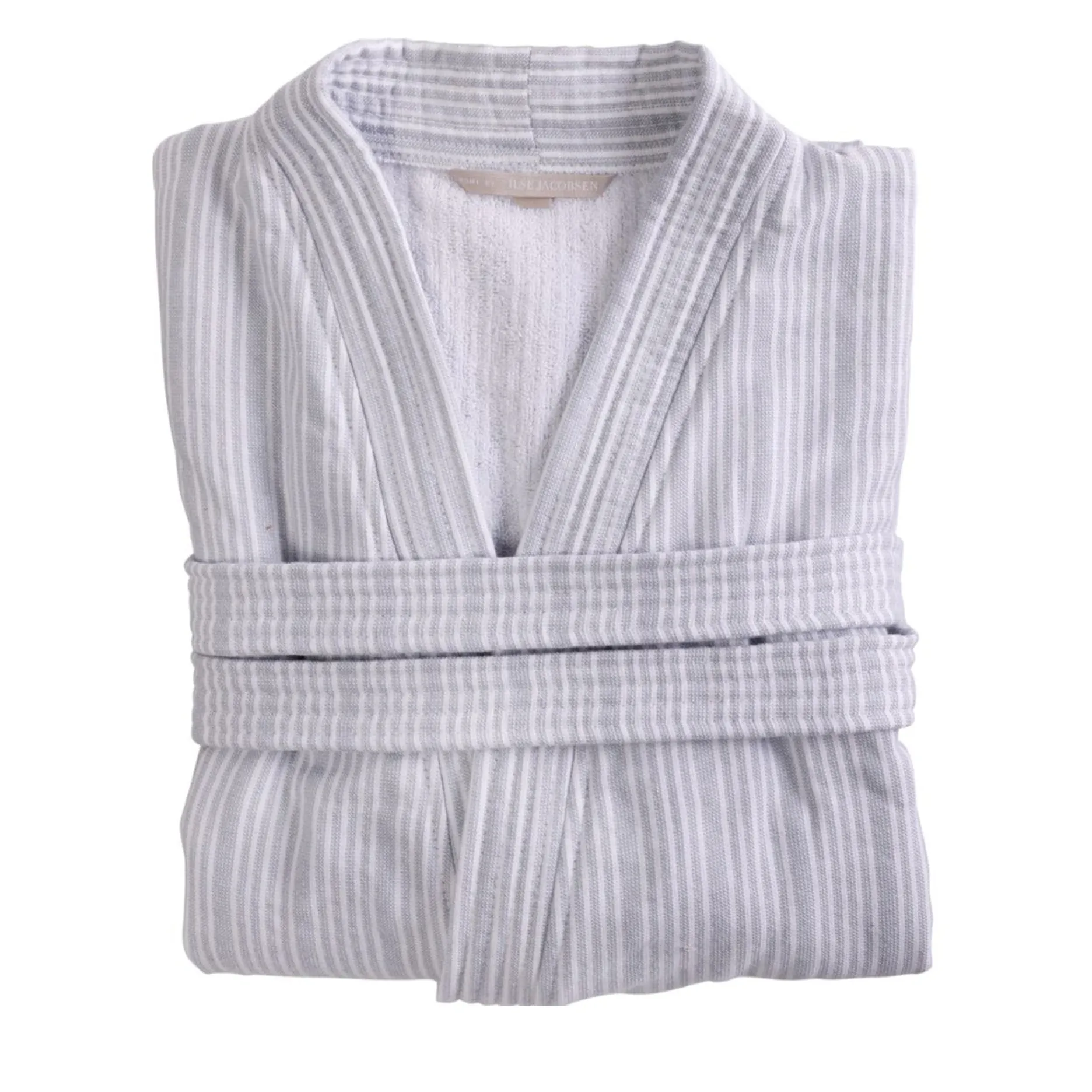 Home By Ilse Jacobsen Wellness-Badekåbe støvet blå striber L/XL