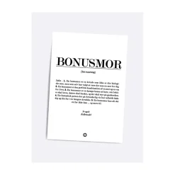 Dialægt/Citatplakat Plakater Og Billeder-Bonusmor Definitions