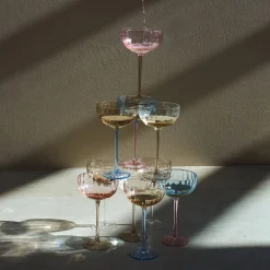 Sinnerup Glas-Candy Brown Champagneskål