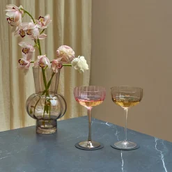 Sinnerup Glas-Candy rose champagneskål