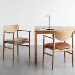 Furniture by Sinnerup Spisebordsstole-Celeste spisebordsstol m. armlæn - Læder