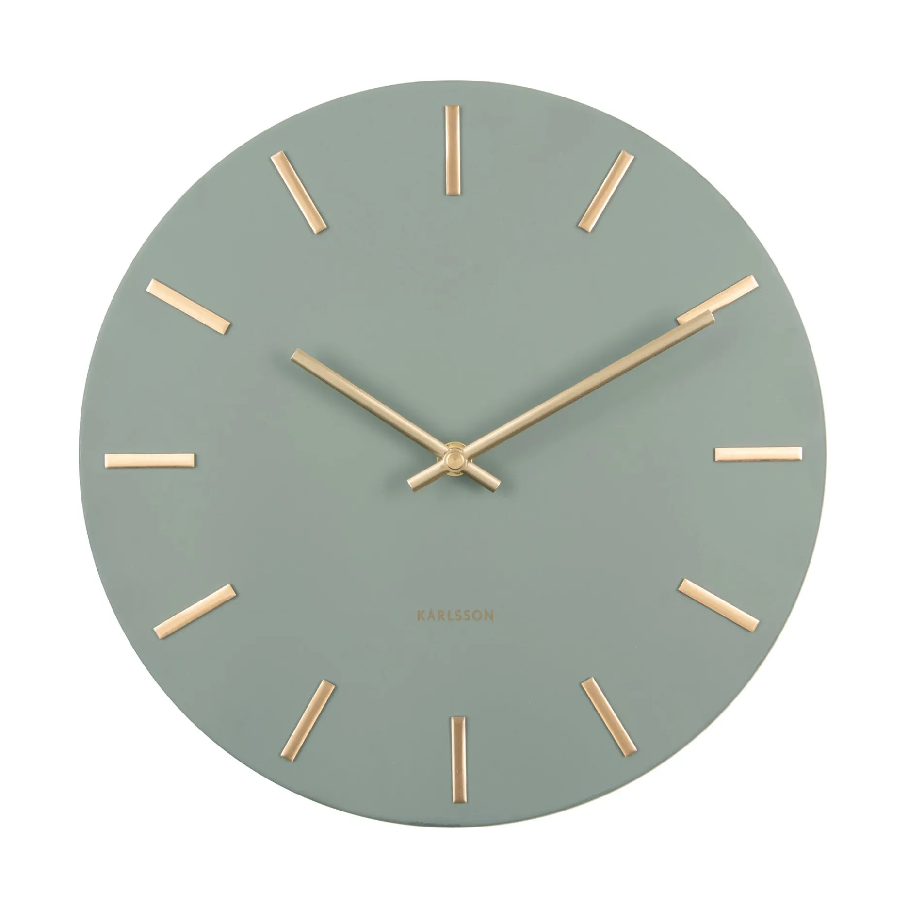 Karlsson Vægure|Vægure-Charm vægur Ø30 cm jungle green
