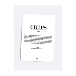 Dialægt/Citatplakat Plakater Og Billeder-Chips Definitions