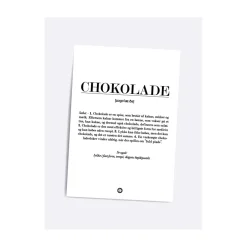 Dialægt/Citatplakat Plakater Og Billeder-Chokolade Definitions