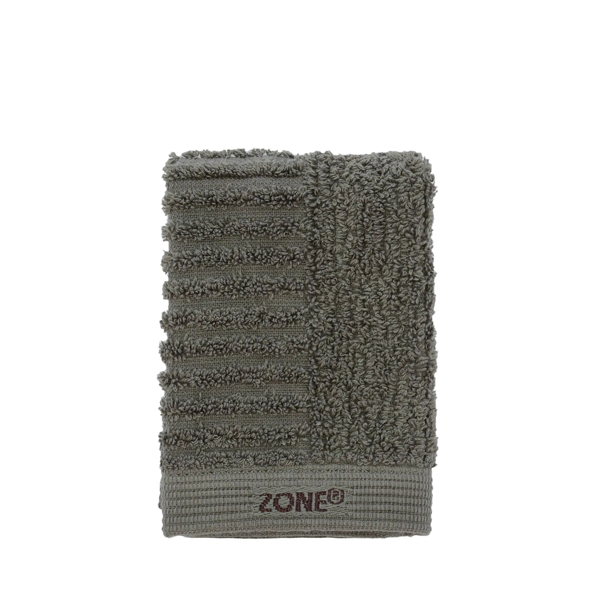 Zone Håndklæder-Classic vaskeklud 30x30 cm olive green