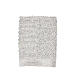 Zone Håndklæder-Classic vaskeklud 30x30 cm soft grey