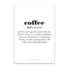 Men's Lounge Plakater Og Billeder-Coffee Definition 30x40