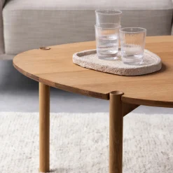 Furniture by Sinnerup Sofaborde-Colo Cross sofabord, FSC certificeret egetræ H43 cm
