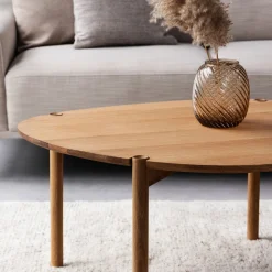 Furniture by Sinnerup Sofaborde-Colo Cross sofabord, FSC certificeret egetræ H43 cm