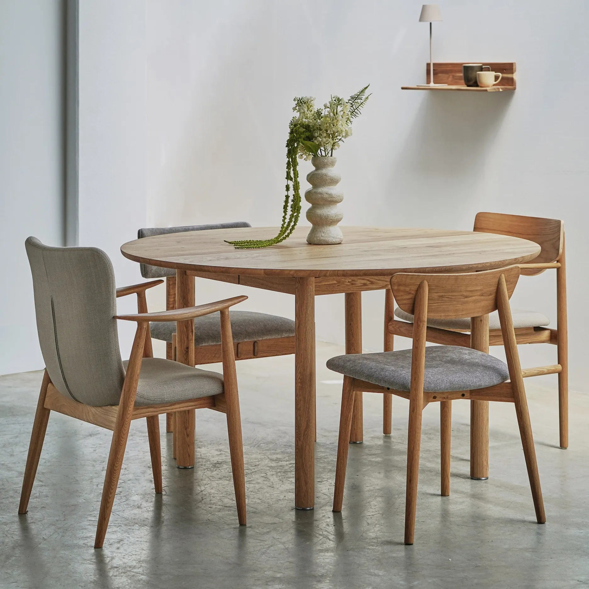 Furniture by Sinnerup Spiseborde-Colo udtræksspisebord - Ø120 cm