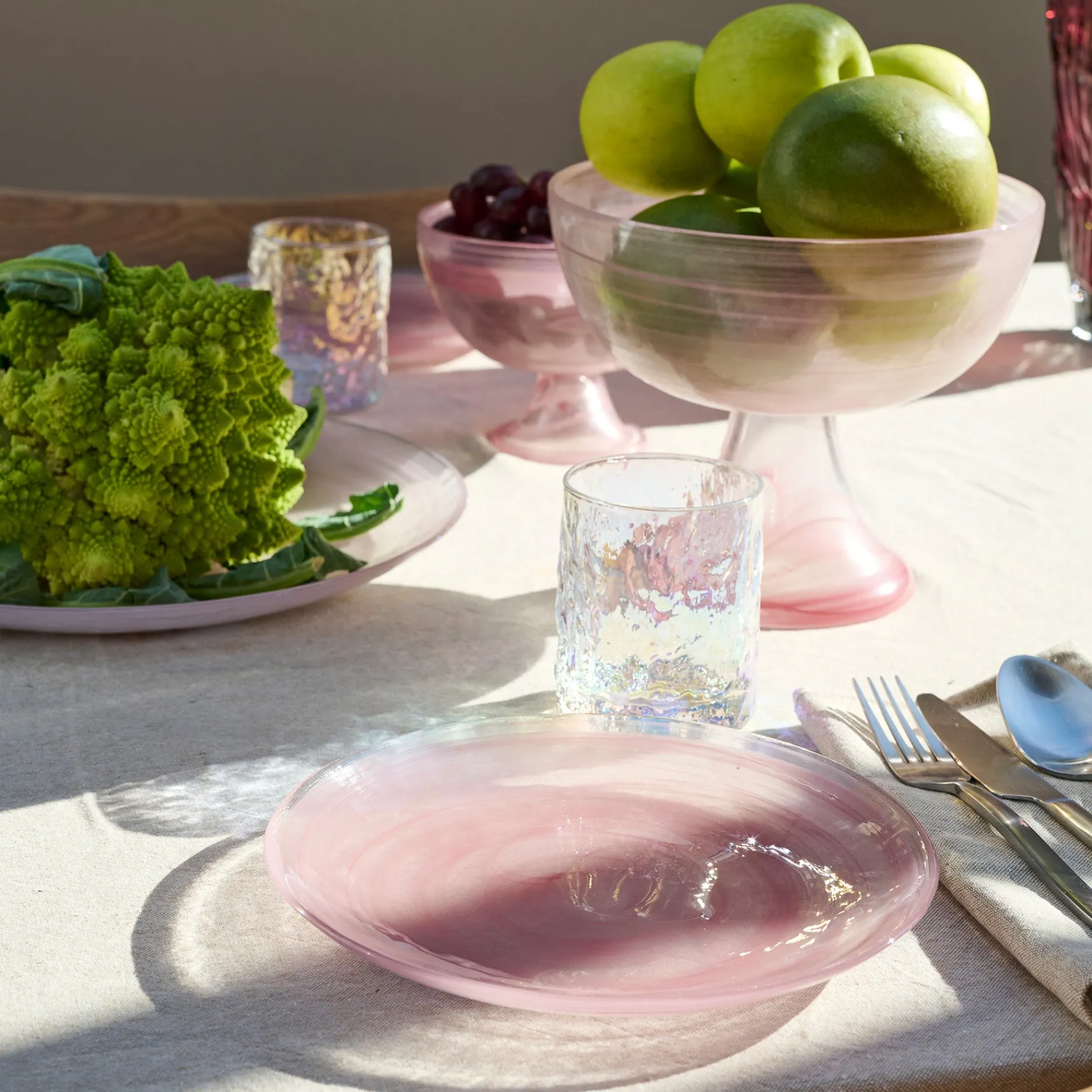 Sinnerup Stel-Cotton Candy frokosttallerken