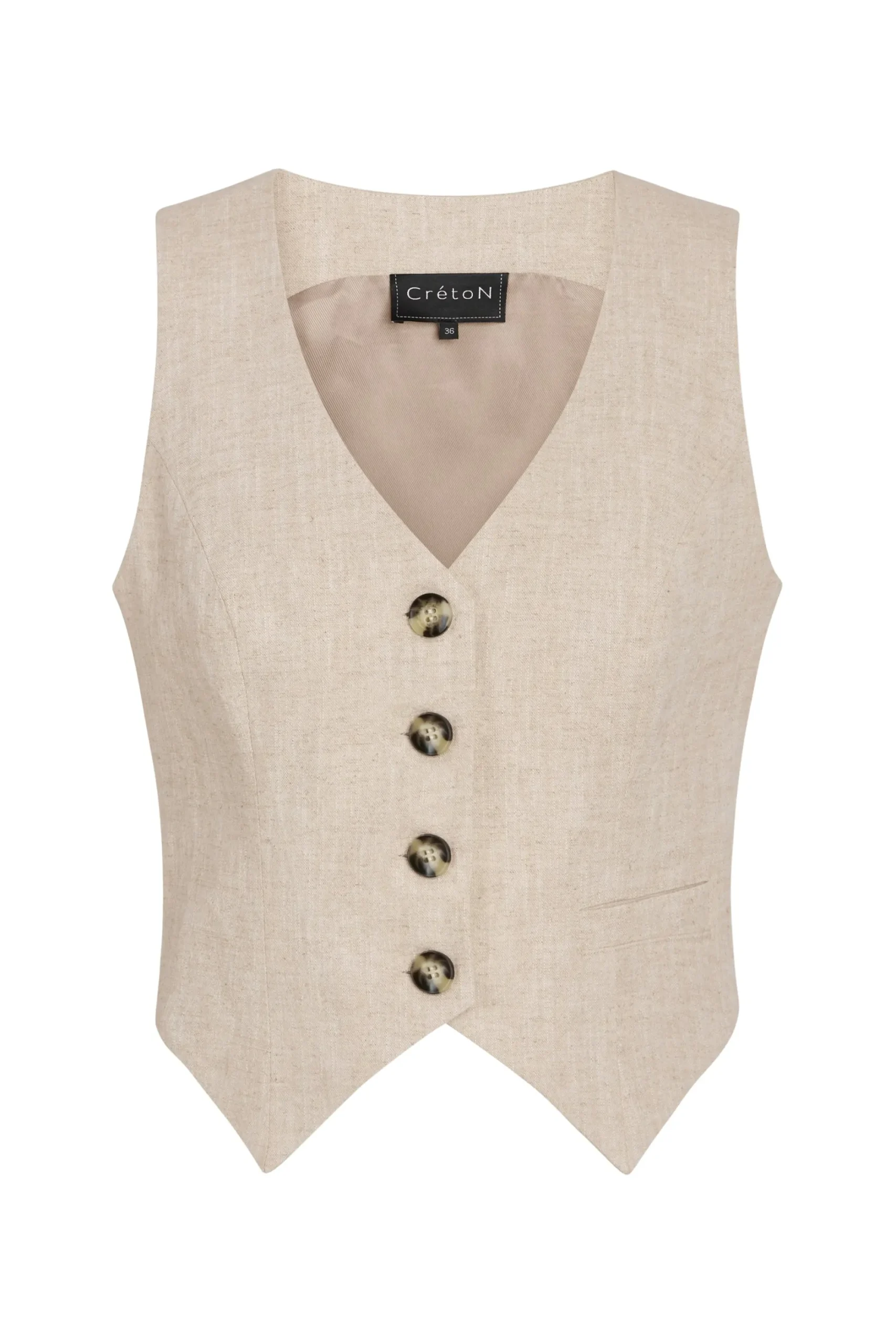 Créton T-Shirts-CRAshley hør vest