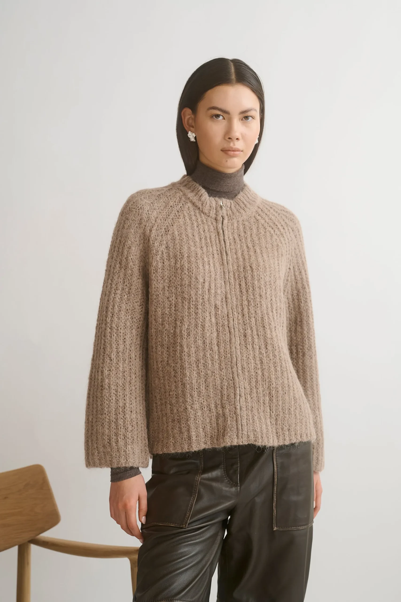 Créton Cardigans-CRManou Alpaca & Uld Cardigan