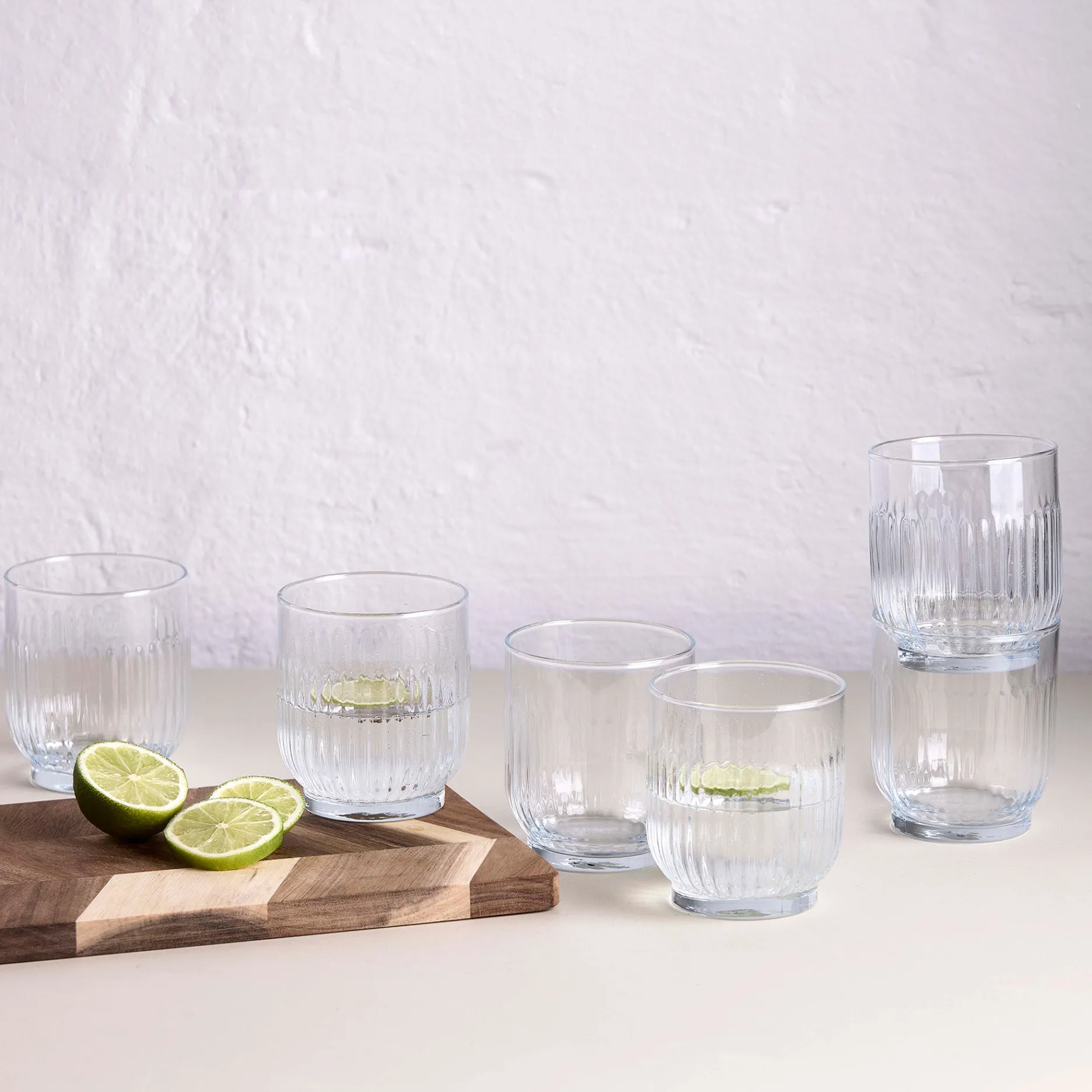 Aida Tilbud|Glas-Drikkeglas 6 stk klar