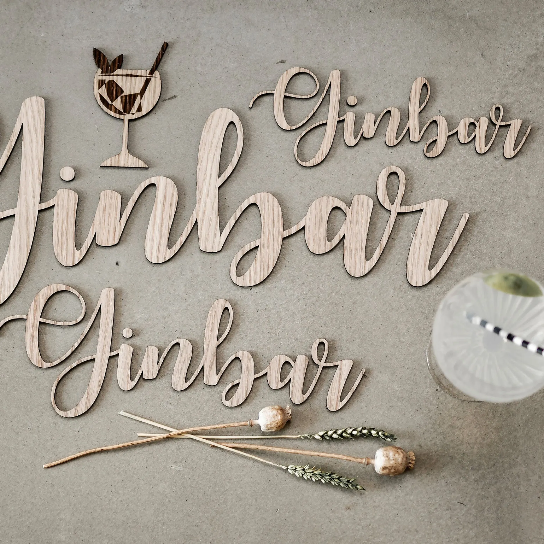 Minifabrikken Bar & Vin|Plakater Og Billeder-Elsker du gin! - Så Indret dit