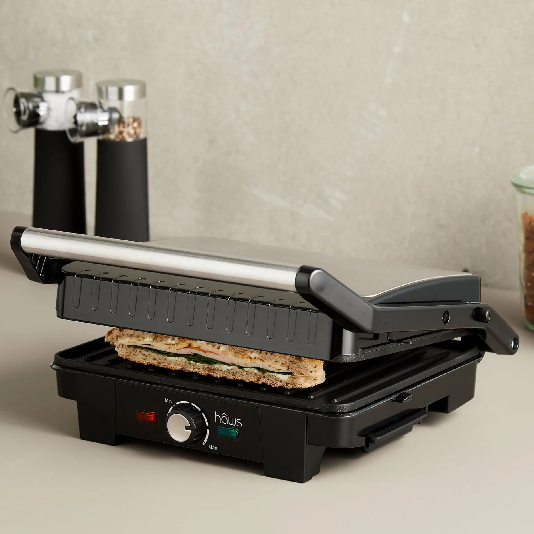 Hâws Køkkenmaskiner-Falster paninigrill 1600W