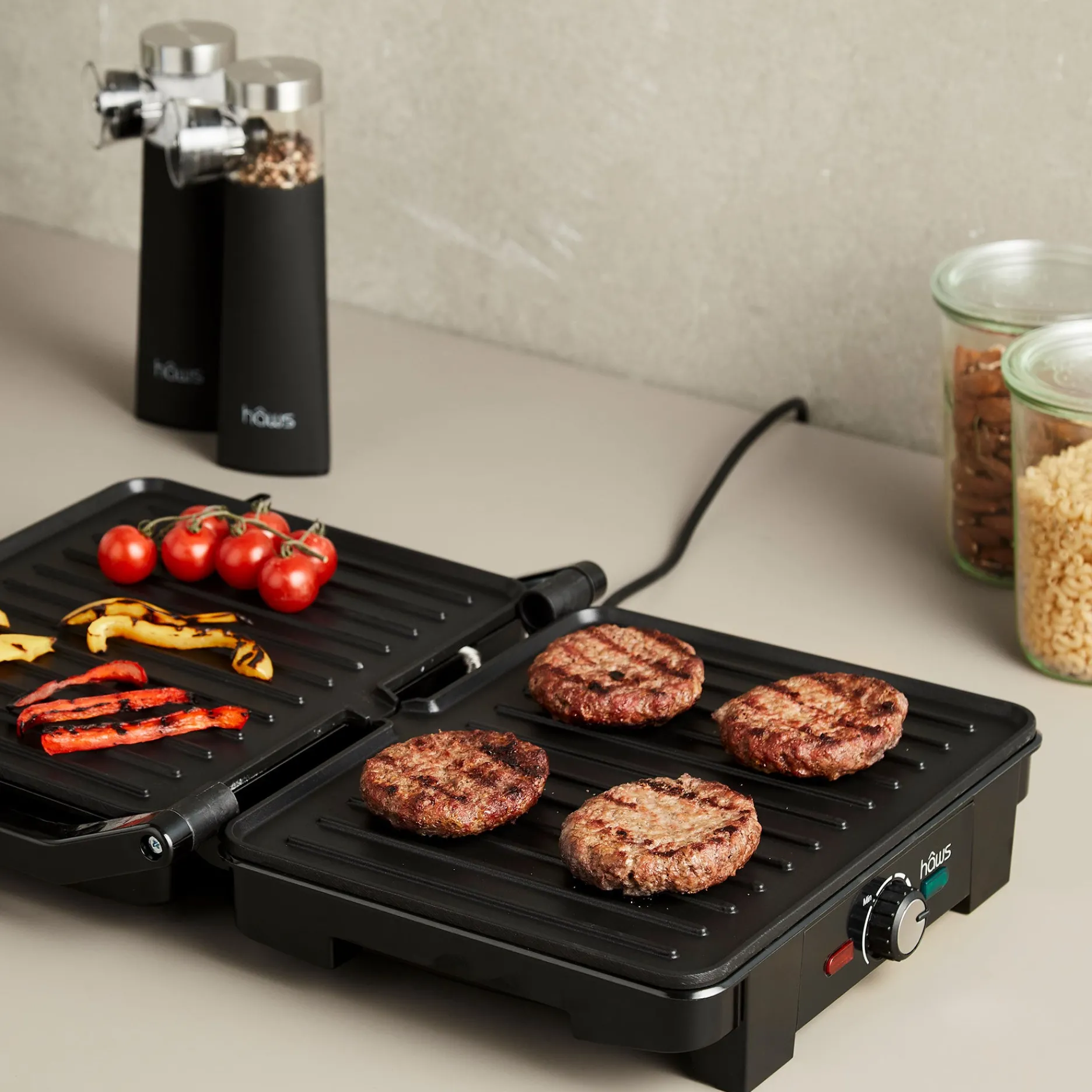 Hâws Køkkenmaskiner-Falster paninigrill 1600W
