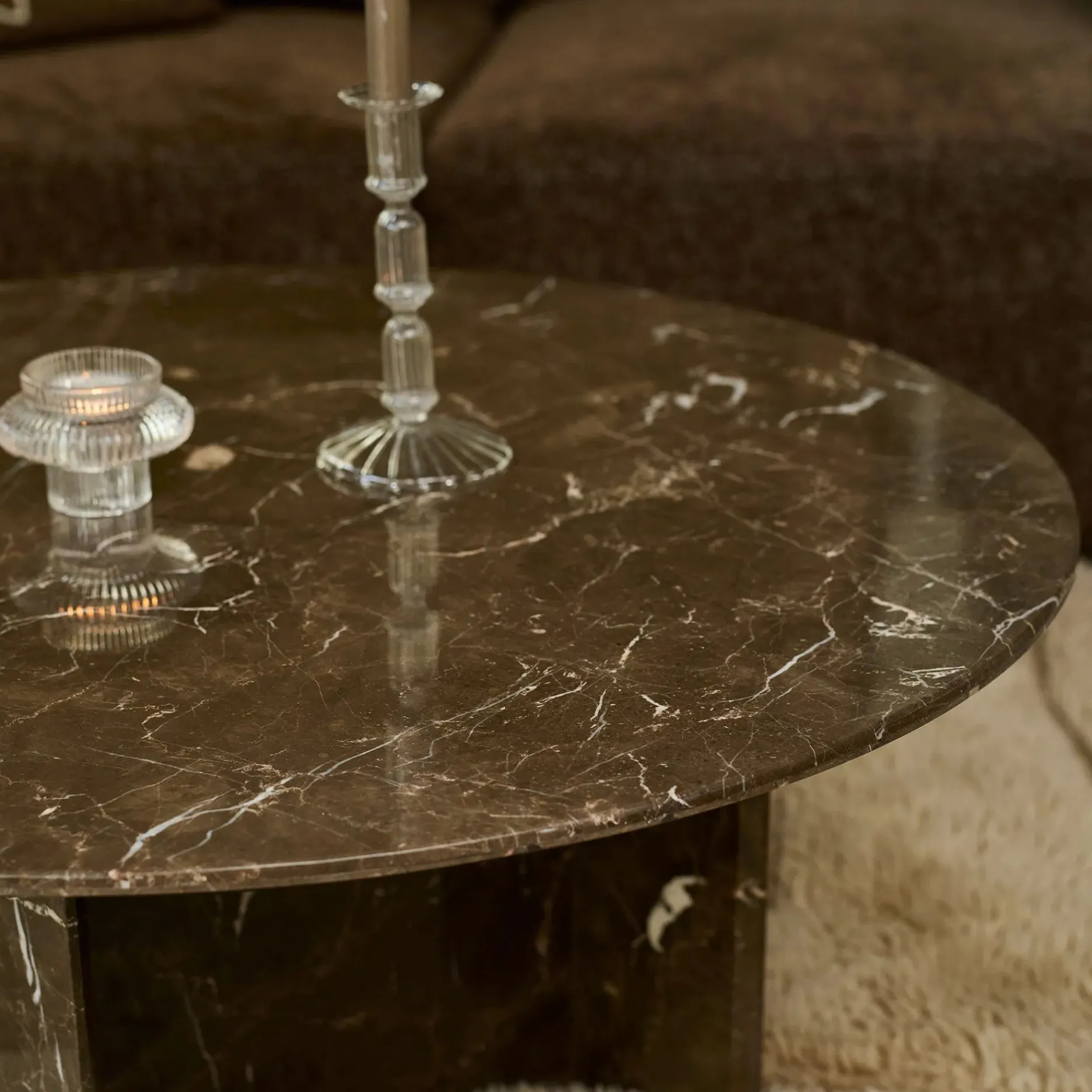 Furniture by Sinnerup Sofaborde-Galileo sofabord i marmor Ø85 cm