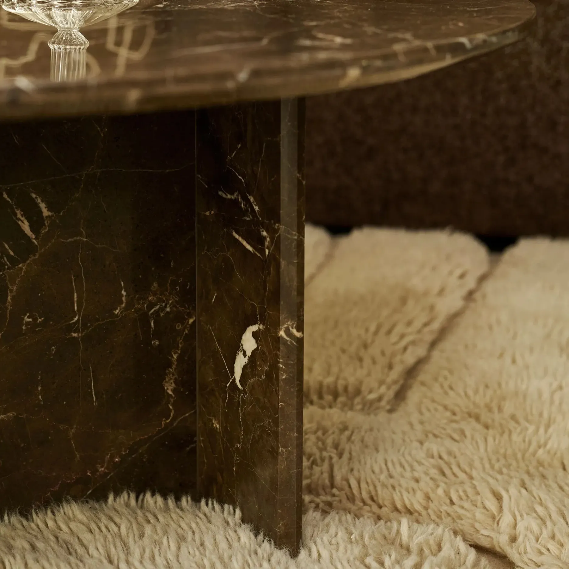 Furniture by Sinnerup Sofaborde-Galileo sofabord i marmor Ø85 cm