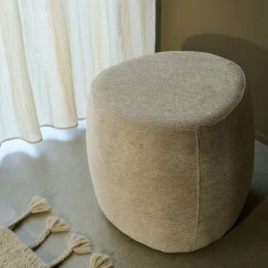 Furniture by Sinnerup Bænke|Puffer-Genie puf stof Ø49,5 cm
