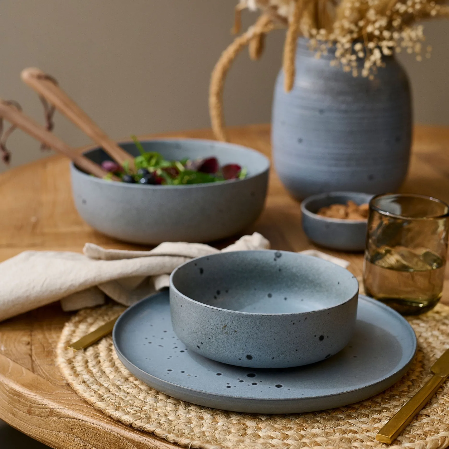 Sinnerup Stel-Gourmet Stone tallerken 2 stk.
