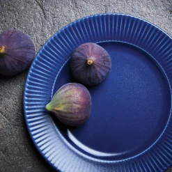 Aida Stel-Groovy frokosttallerken Ø21 cm blå stentøj