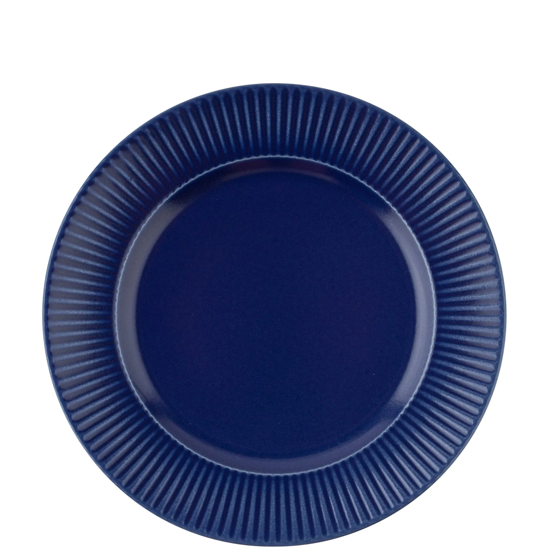 Aida Stel-Groovy frokosttallerken Ø21 cm blå stentøj