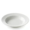 Aida Stel-Groovy suppetallerken Ø23 cm hvid stentøj
