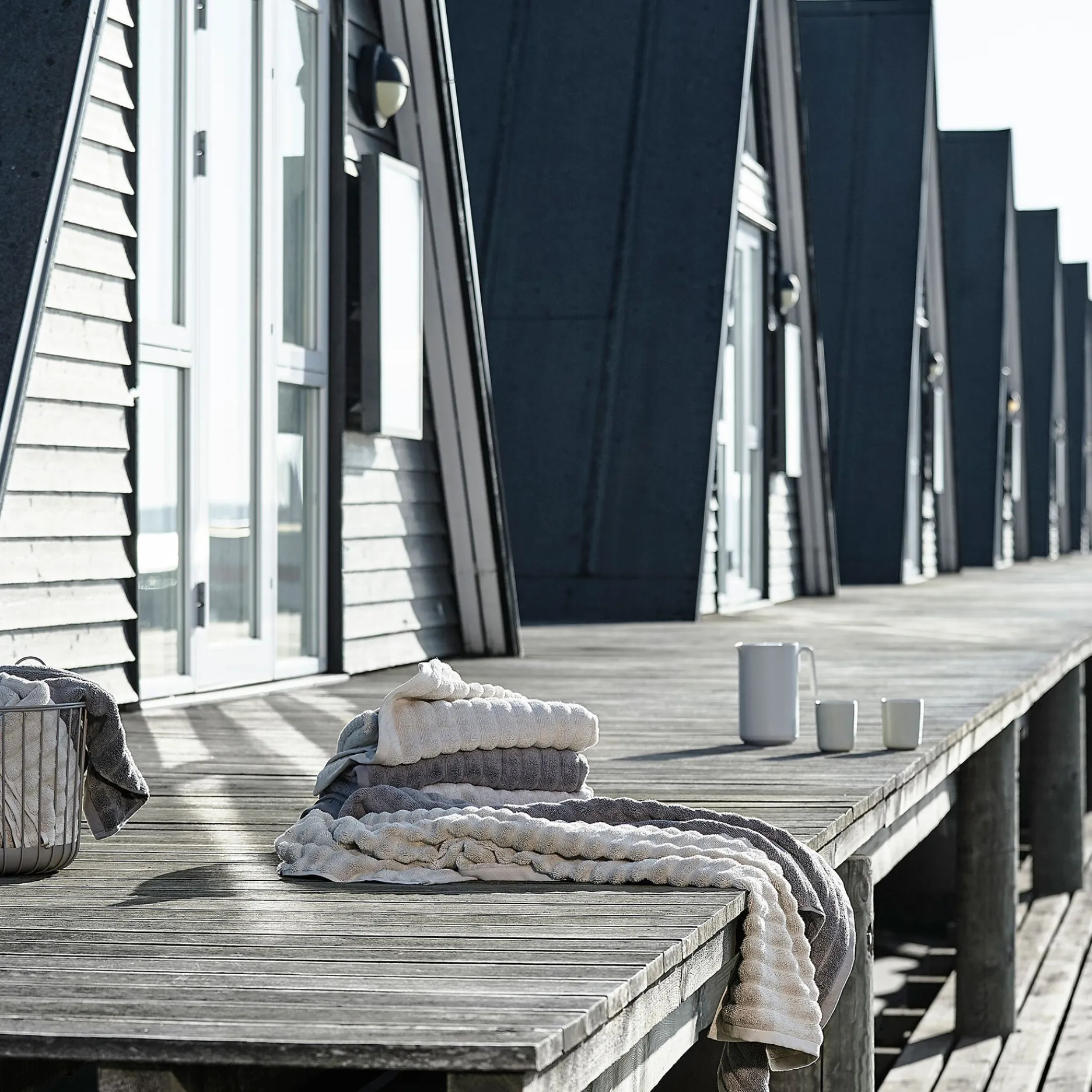 Zone Håndklæder-Inu håndklæde 70x140 cm soft grey
