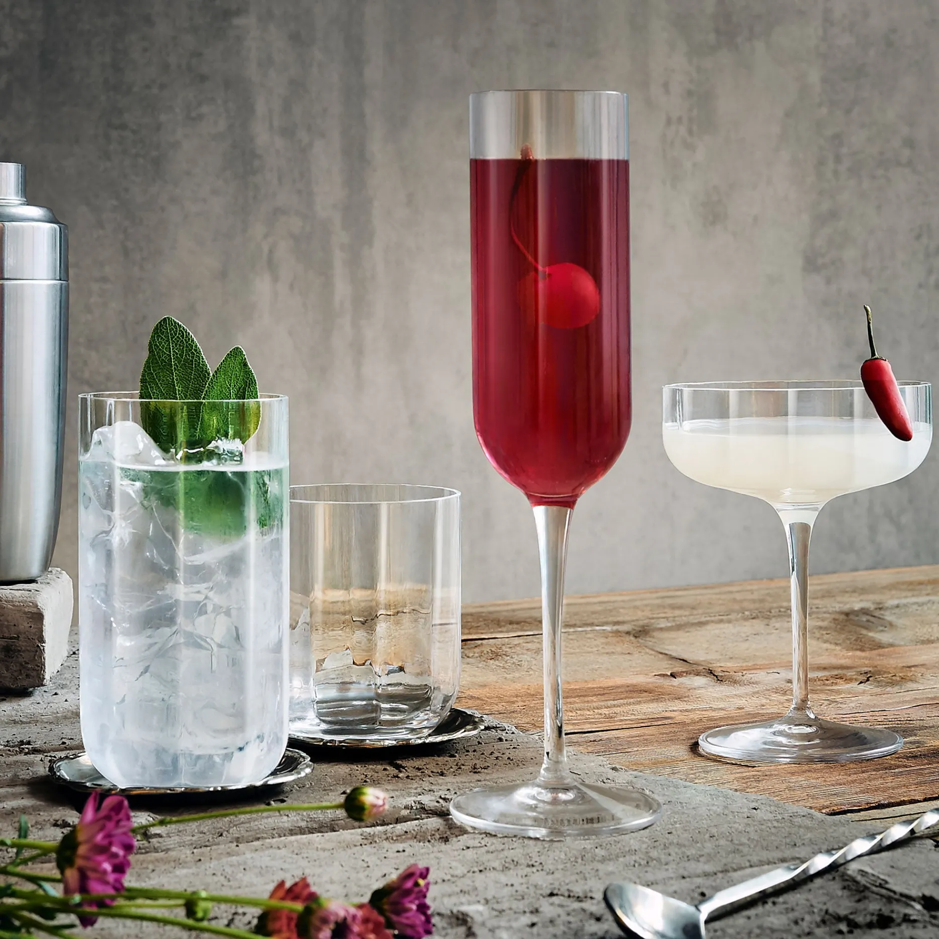 Luigi Bormioli Glas-Jazz vandglas/whiskyglas 4 stk