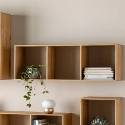 Furniture by Sinnerup Reoler-Keeper II reolmodul, FSC-certificeret egetræ 3H D30 cm