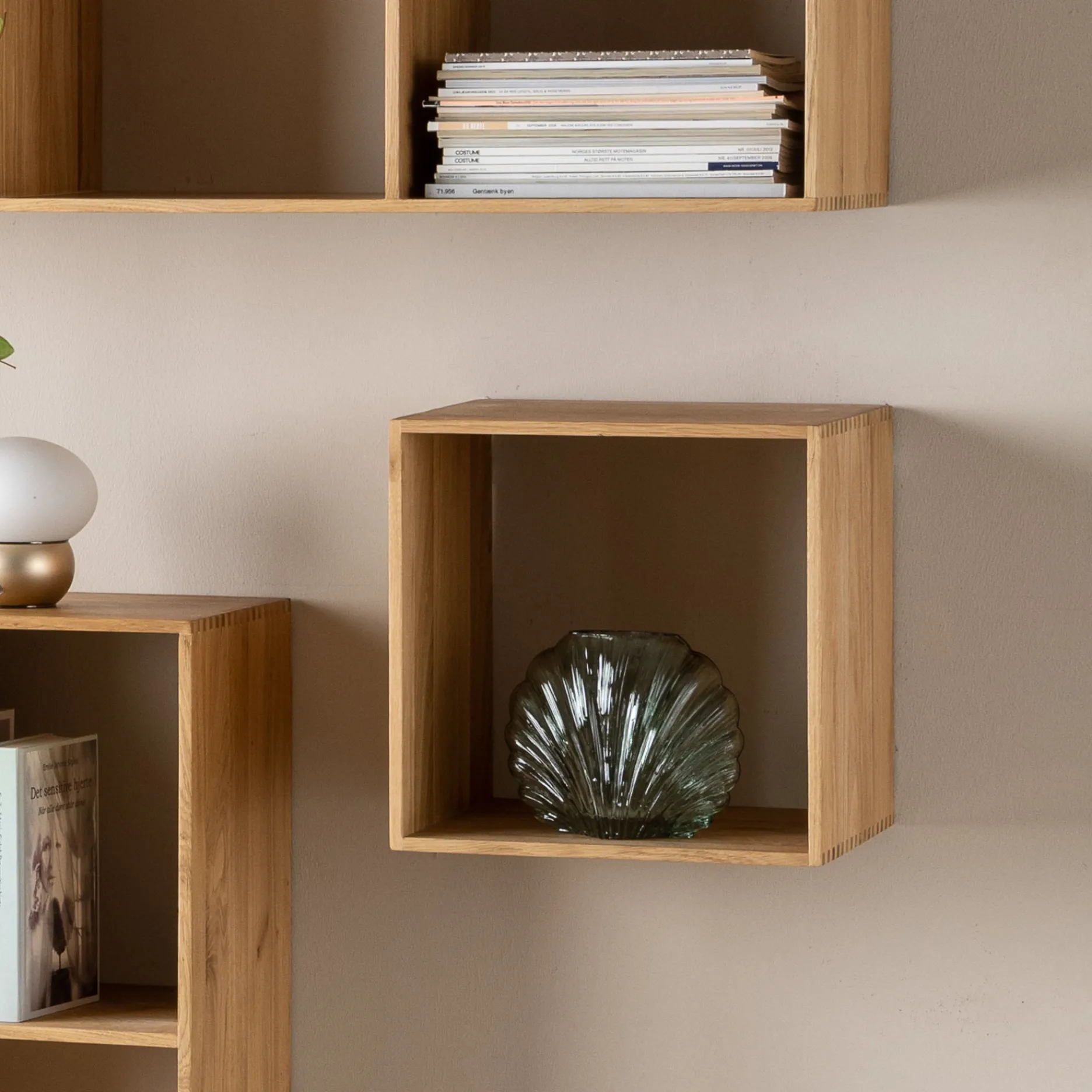 Furniture by Sinnerup Reoler-Keeper II reolmodul, FSC-certificeret egetræ 1K D30 cm