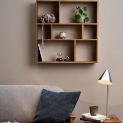 Furniture by Sinnerup Hylder-Keeper II væghylde, FSC certificeret egetræ 7D 70x70 cm