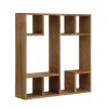 Furniture by Sinnerup Reoler|Hylder-Keeper II væghylde, FSC certificeret egetræ 8D 70x70 cm