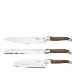 Laguiole by Hâws Knive-Knivsæt 3 dele egetræ