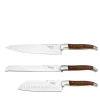 Laguiole by Hâws Knive-Knivsæt 3 dele rosewood
