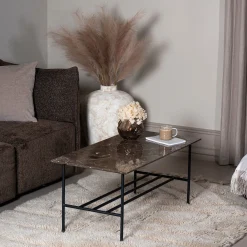 Furniture by Sinnerup Sofaborde-LINES II sofabord i marmor 100x50 cm