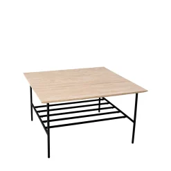 Furniture by Sinnerup Sofaborde-LINES II sofabord i travertin 80x80 cm