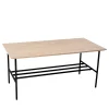 Furniture by Sinnerup Sofaborde-LINES II sofabord i travertin 100x50 cm