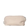 Omhu Wellness-Makeup pung 24x15 cm mini strib sand