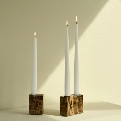 Sinnerup Lys & Stager-Marble II Cube Lysestage 2 lys