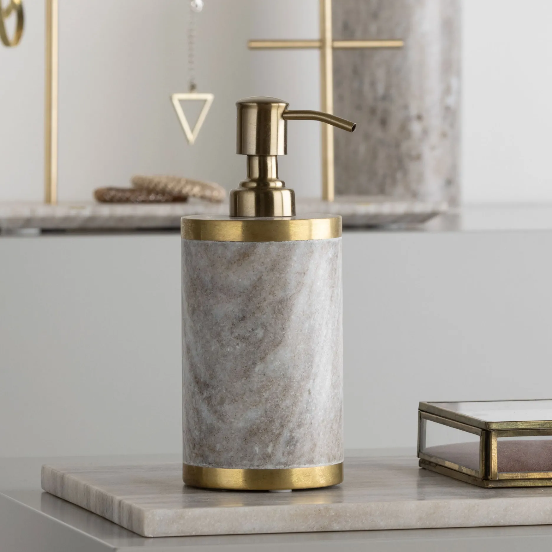 Sinnerup Sæbedispensere|Sæbedispensere-Marble sæbedispenser