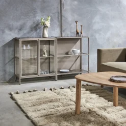 Furniture by Sinnerup Reoler-Mason II Reol - lysebrun metal