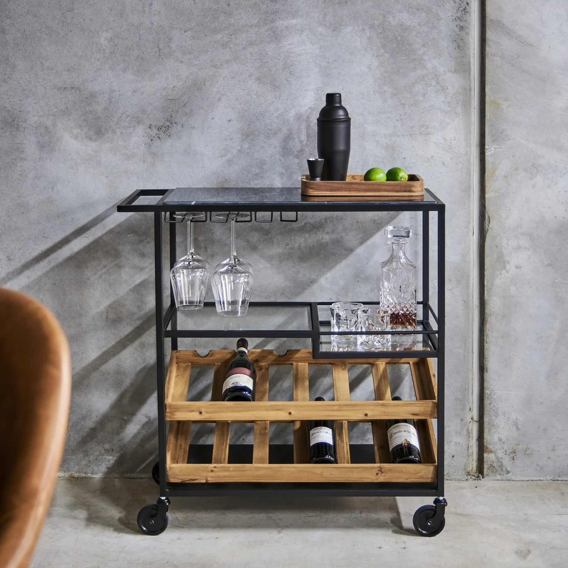 Furniture by Sinnerup Bar- & Rulleborde-Mason II rullevogn