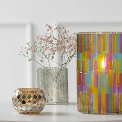 Sinnerup Lys & Stager-Mosaik fyrfadsstage H6,5 cm.