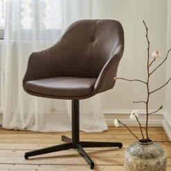 Furniture by Sinnerup Spisebordsstole-New Age læder m. drejefod