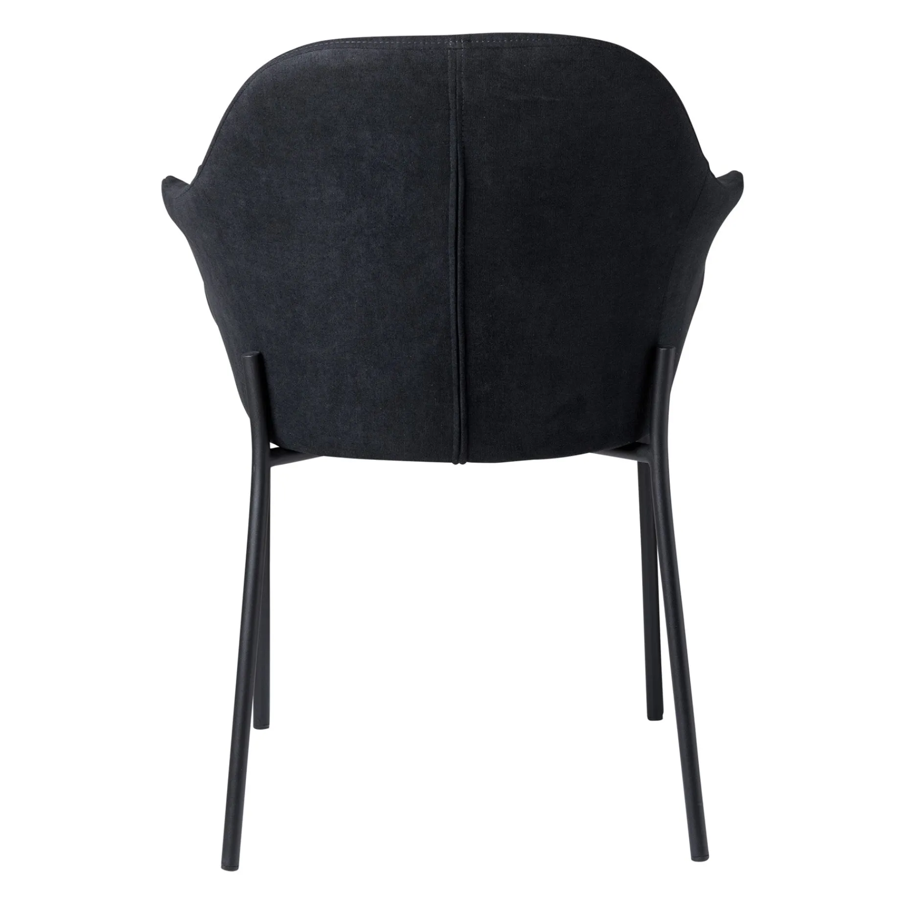 Furniture by Sinnerup Spisebordsstole-New Age sort stof m. faste ben