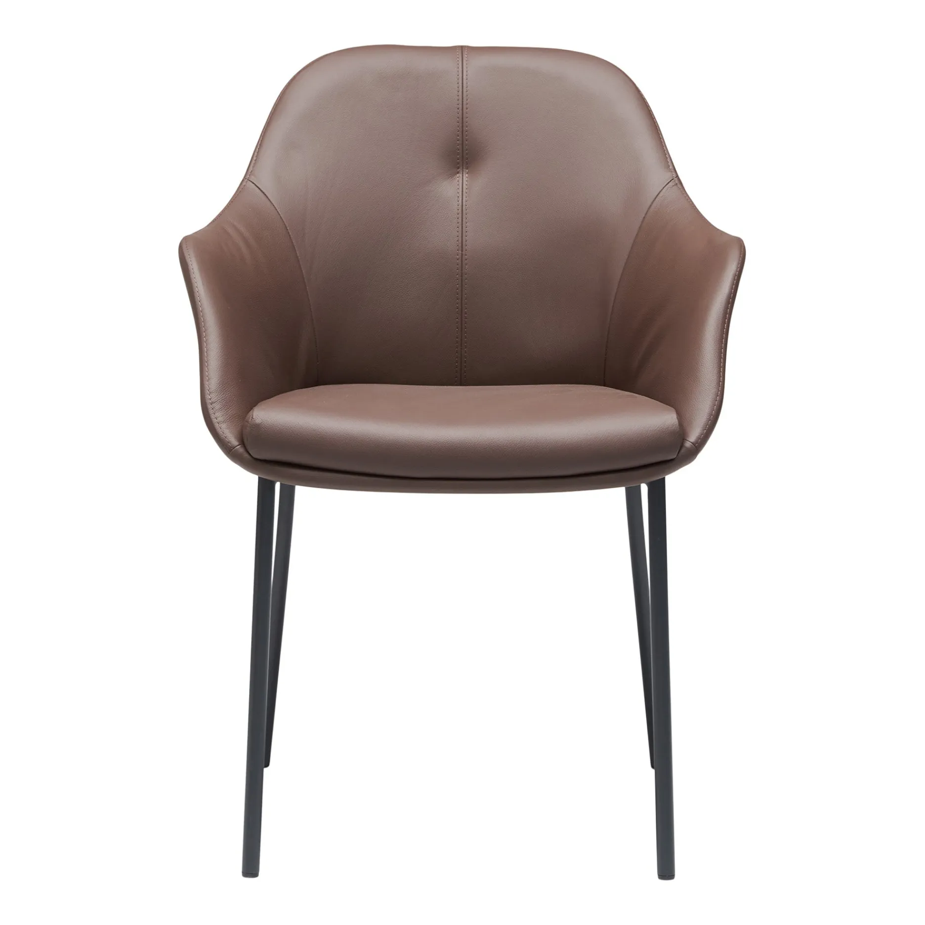 Furniture by Sinnerup Spisebordsstole-New Age spisebordsstol læder m.fast ben