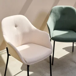 Furniture by Sinnerup Spisebordsstole-New Age spisebordsstol stof m. faste ben
